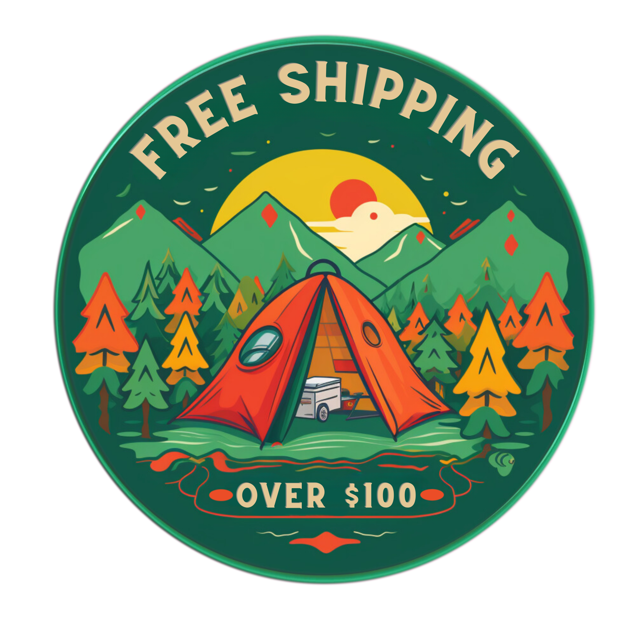 Campingfanstore free shipping over USD100