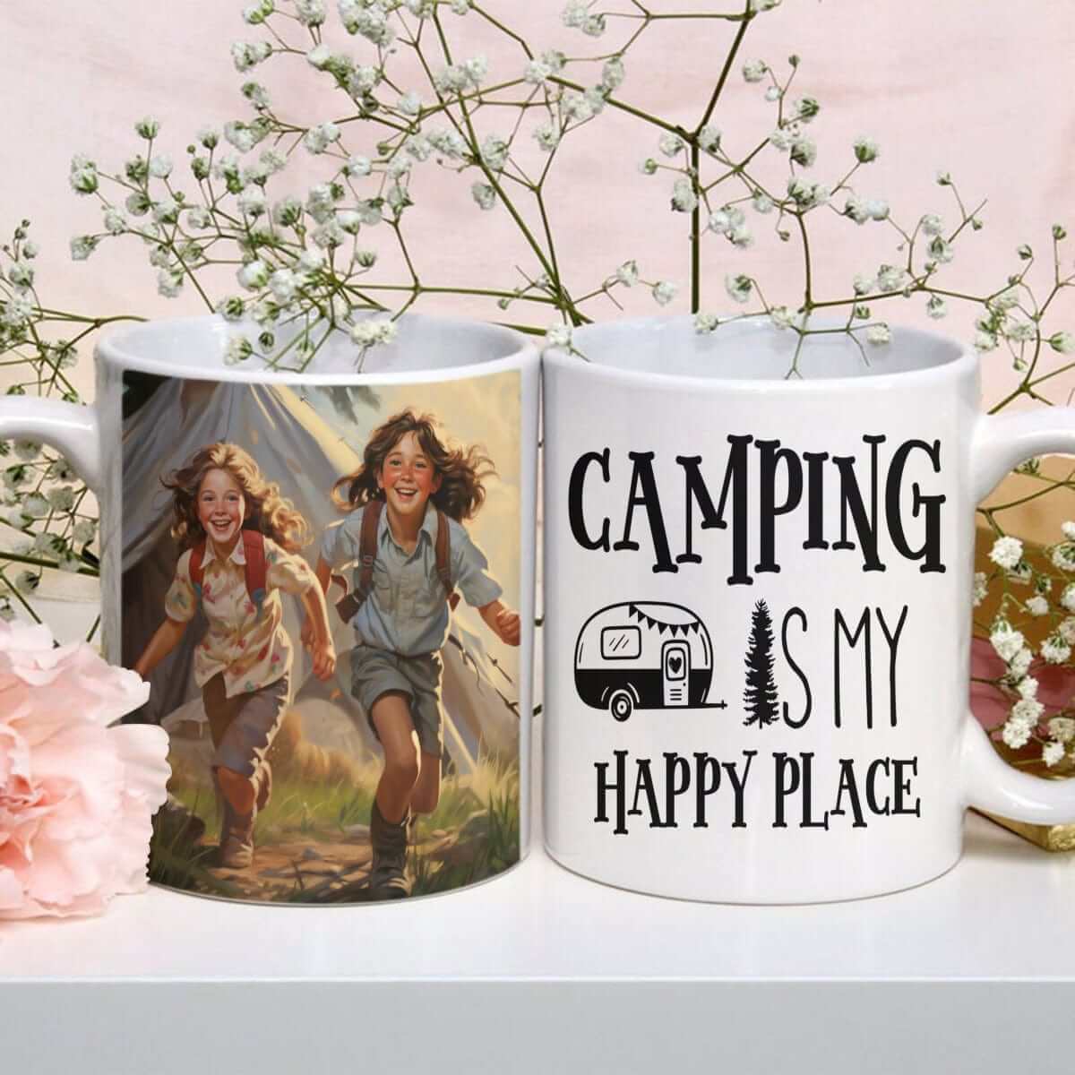 Campingfanstore Mug With C-Shaped Handle