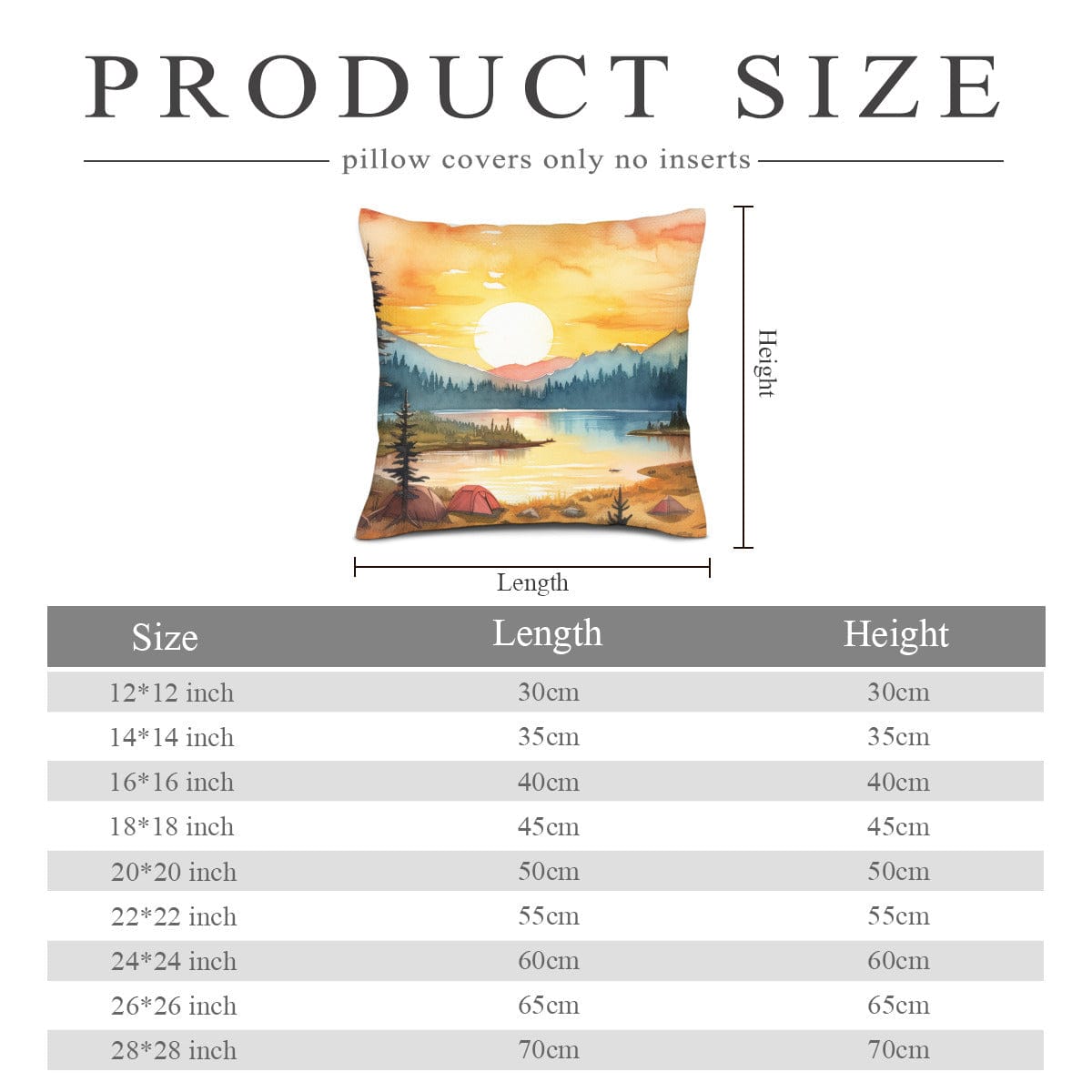 Campingfanstore Linens High Quality Pillow Case