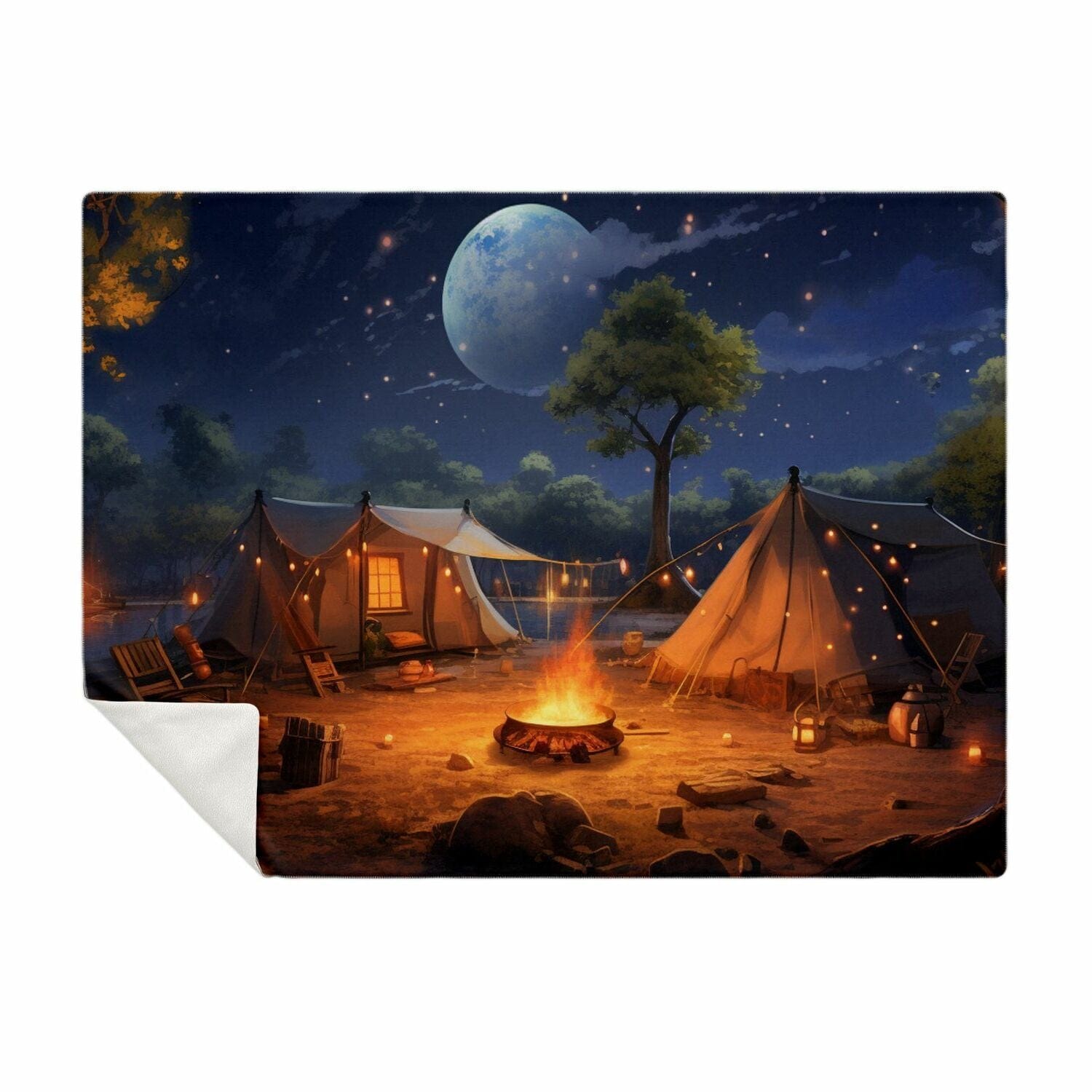 Campingfanstore Premium Microfleece Blanket