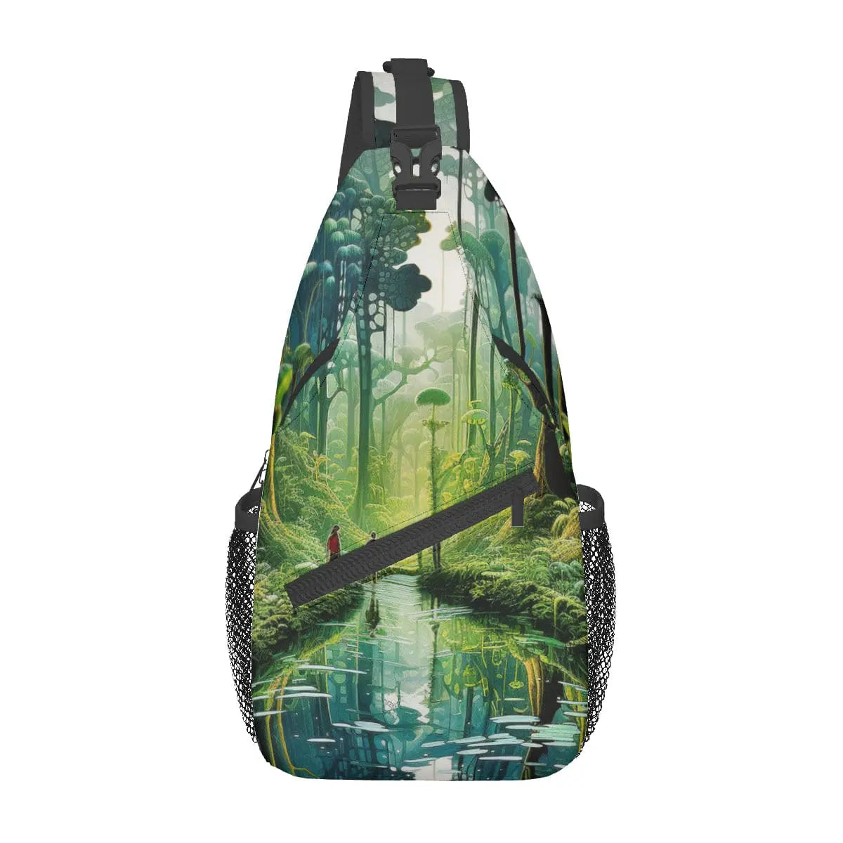 Breathable, Chest bag with thickened shoulder straps
