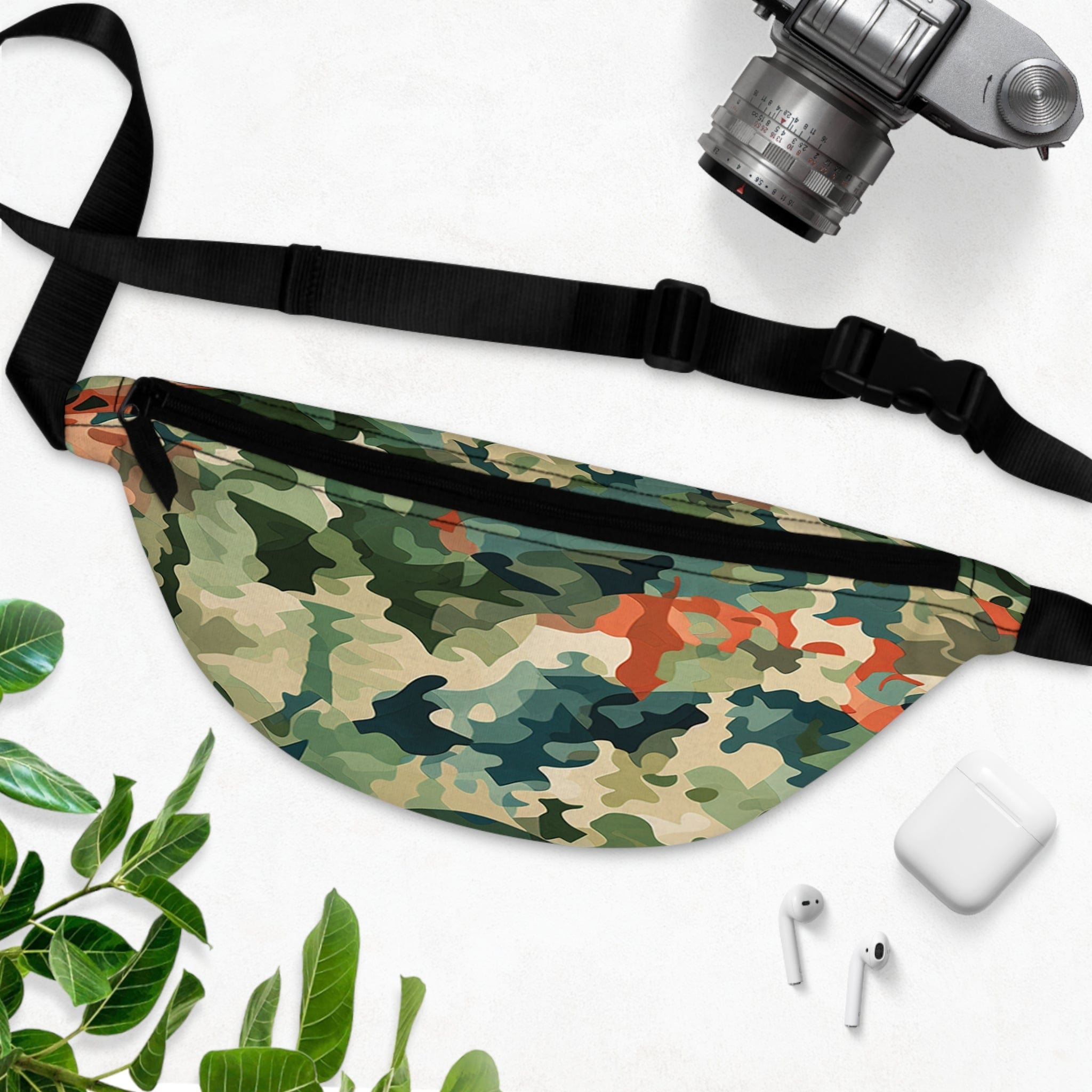 Camouflage Patterned Superior Quality Fanny Pack