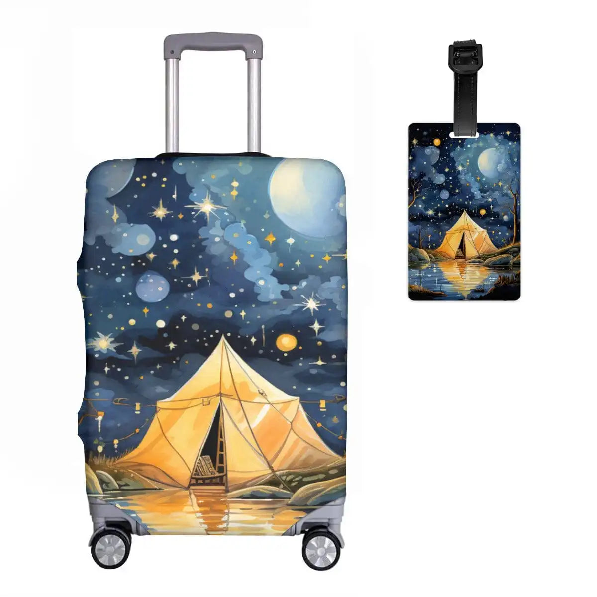 Campingfanstore Stylish Luggage Case and Tag Set