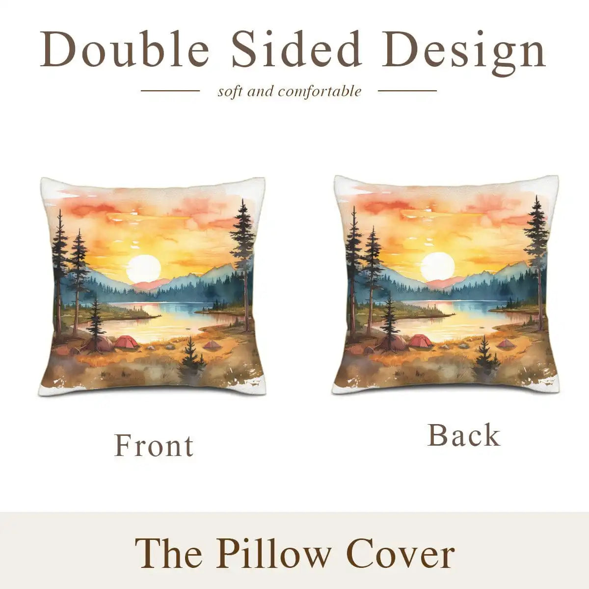 Double sided design High Quality Pillow Cover