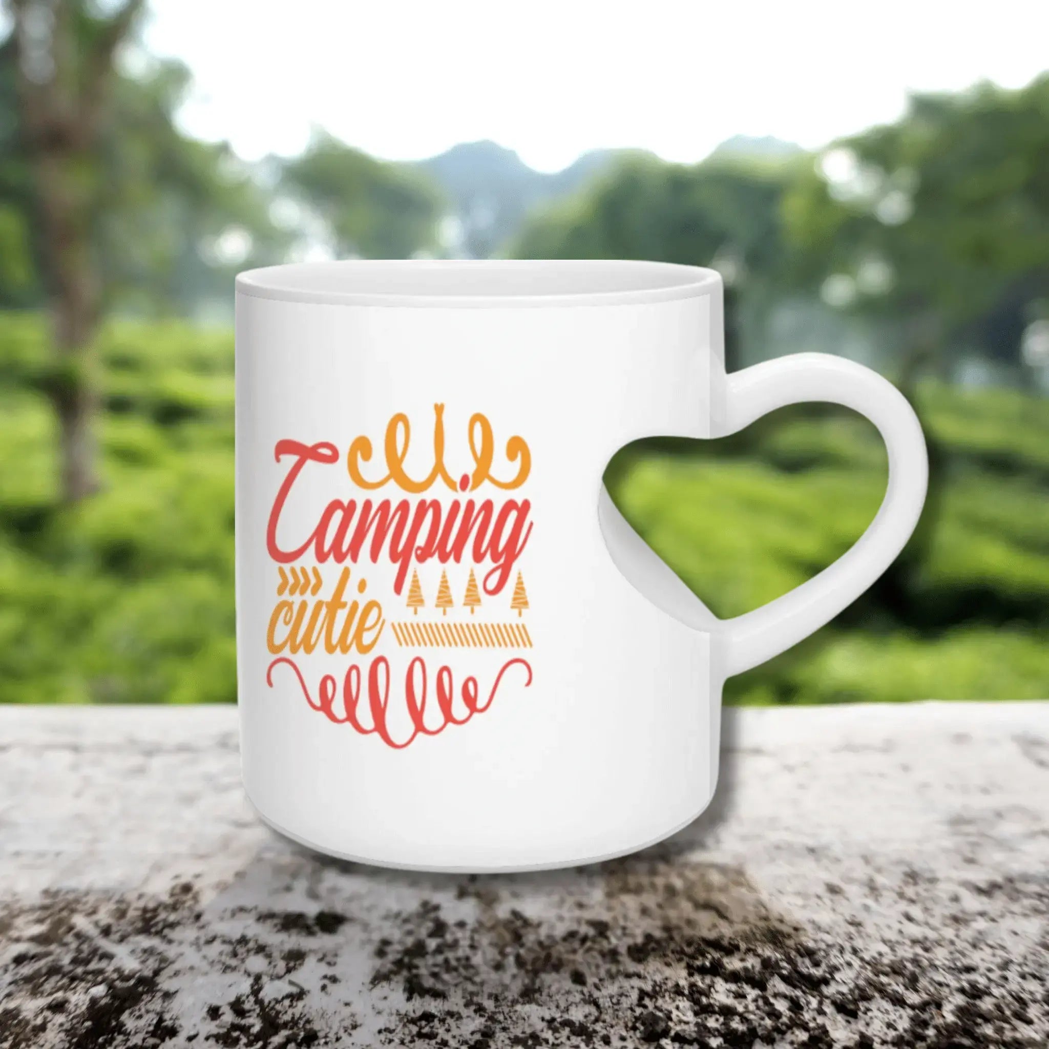 Heart Shaped Camping Mug