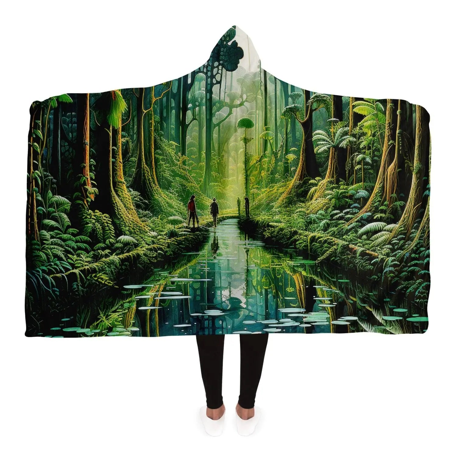 Shop River Walk Unisex Soft And Cozy Adult Hooded Blanket